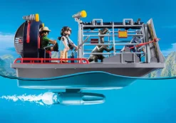 Playmobil Enemy Airboat with Raptor