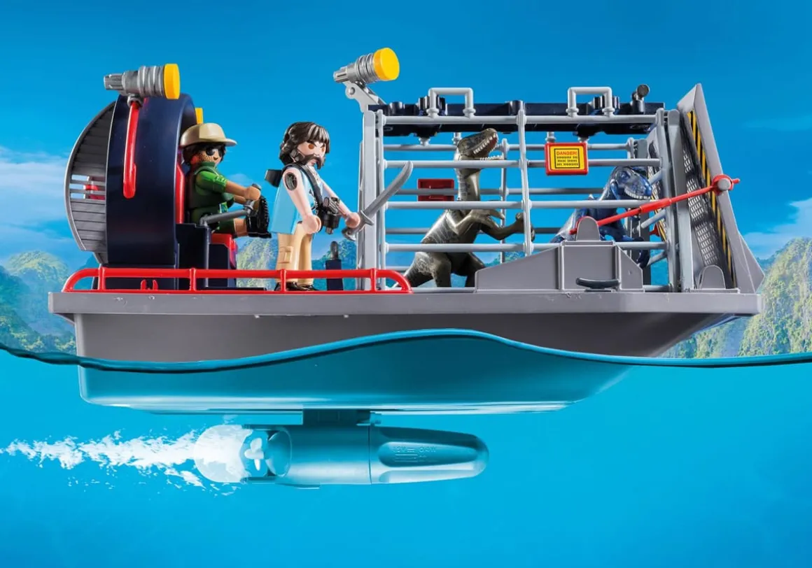Playmobil Enemy Airboat with Raptor