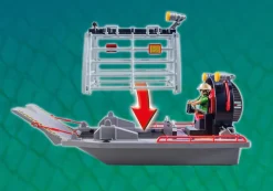 Playmobil Enemy Airboat with Raptor