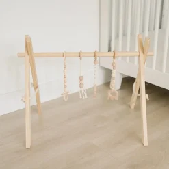 Poppyseed Play Foldable Baby Gym - Natural / Macrame