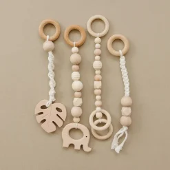 Poppyseed Play Foldable Baby Gym - Natural / Macrame