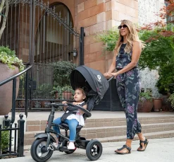 Q Play Rito Plus Folding Stroller Trike - Grey