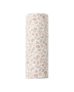 Quincy Mae Woven Swaddle Vintage Floral - Natural
