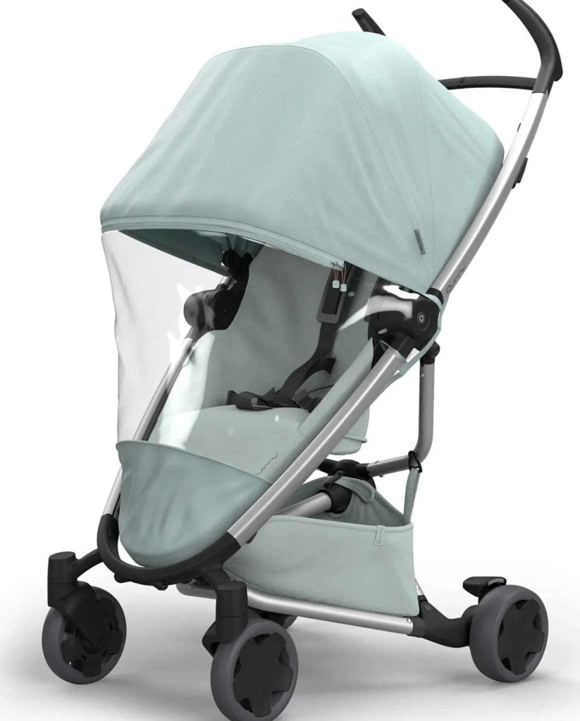 Quinny Zapp Flex Stroller Rain Cover - Frost