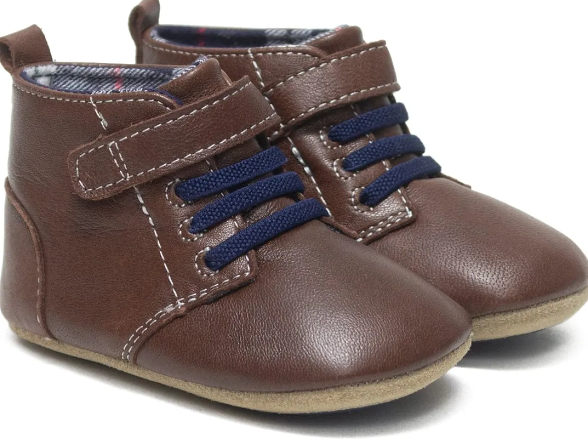 Robeez First Kicks Thiago - Rust, 9-12 months