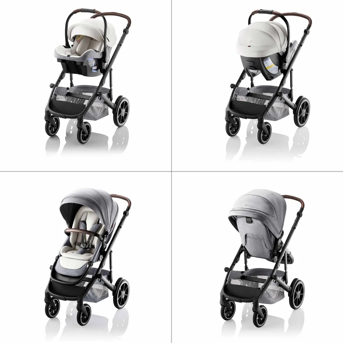 Romer Juni + Tura Travel System With Versa Base - Pearl