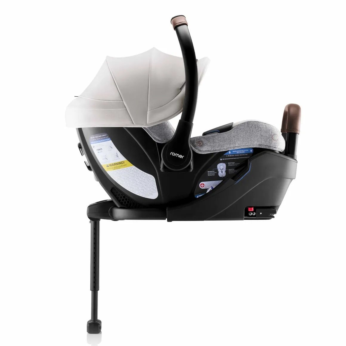 Romer Juni + Tura Travel System With Versa Base - Pearl