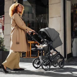 Romer Juni + Tura Travel System With Versa Base - Peppercorn