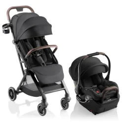 Romer Lani Ultra-Lightweight Compact Stroller + Juni Travel System Bundle - Peppercorn