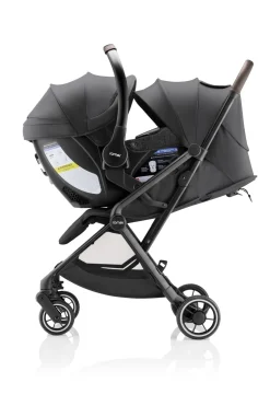 Romer Lani Ultra-Lightweight Compact Stroller + Juni Travel System Bundle - Peppercorn