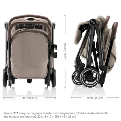 Romer Lani Ultra-Lightweight Compact Stroller - Truffle