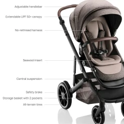 Romer Tura Complete Newborn Travel System Bunde - Truffle