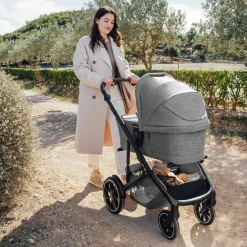 Romer Tura Stroller + Sera Bassinet Bundle - Pearl