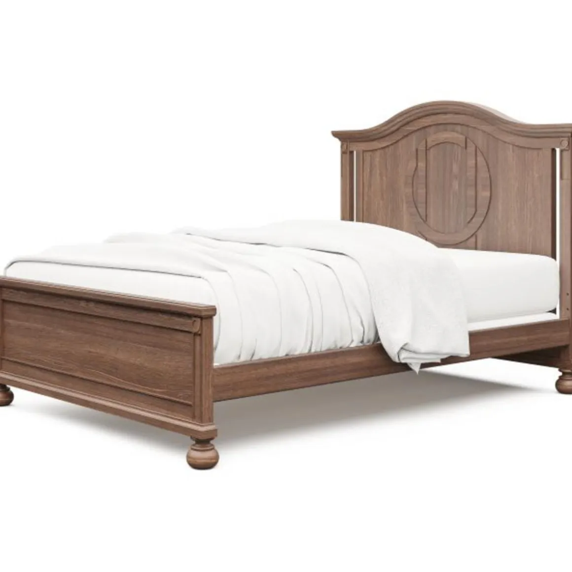 Romina Furniture Dakota Full Bed (Solid Back)