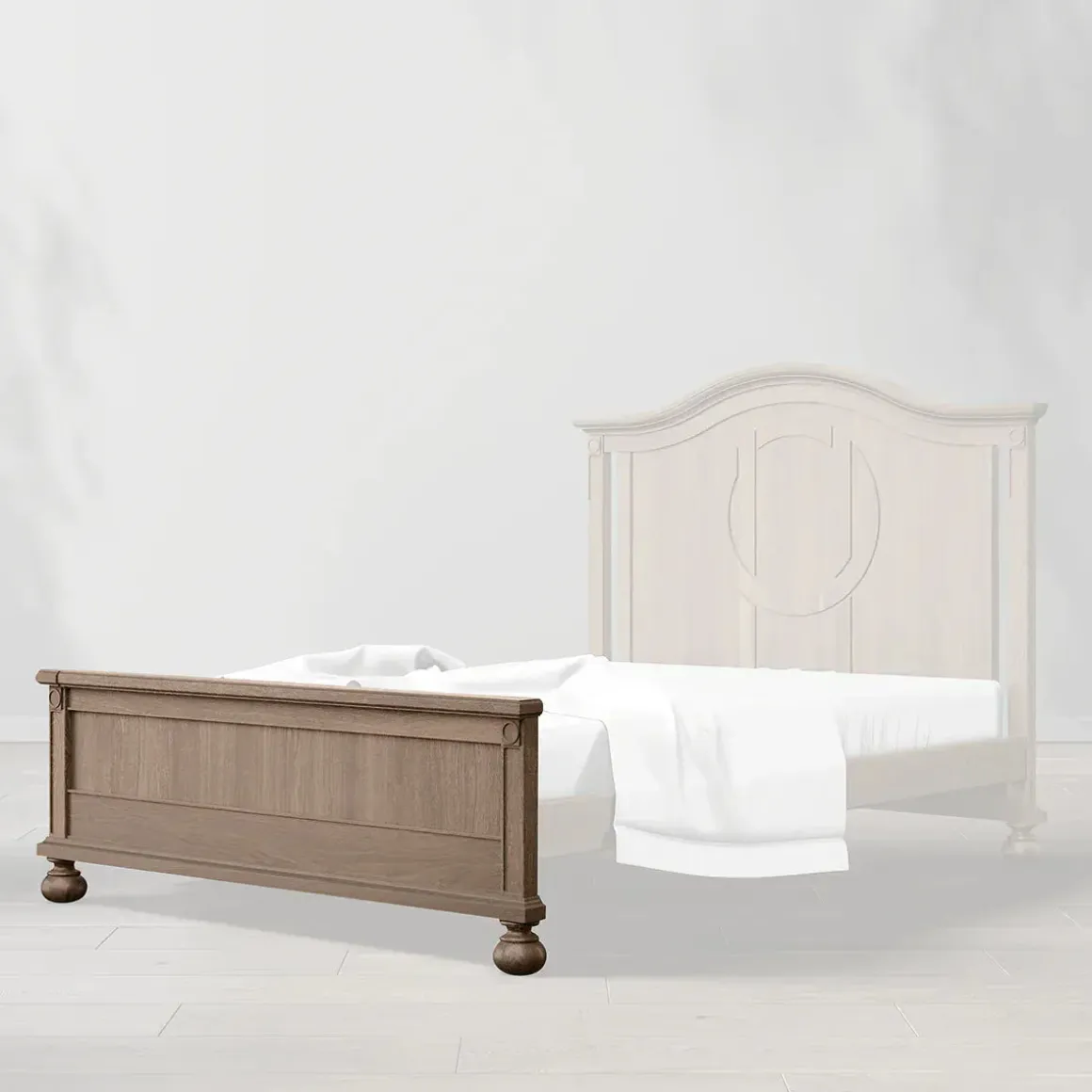 Romina Furniture Dakota Low-Profile Footboard