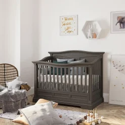 Romina Furniture Imperio Convertible Crib (Solid Panel)
