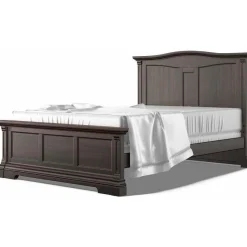 Romina Furniture Imperio Full Bed (Solid Panel)