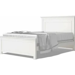 Romina Furniture Karisma Full Bed (Solid Panel)