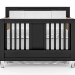 Romina Furniture Millenario Convertible Crib (Tufted)