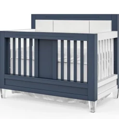 Romina Furniture Millenario Convertible Crib (Tufted)