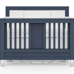 Romina Furniture Millenario Convertible Crib (Tufted)