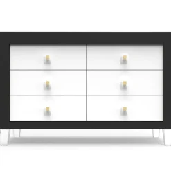 Romina Furniture Millenario Double Dresser