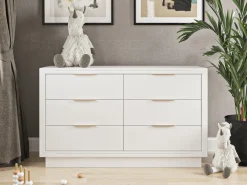 Romina Furniture Quadro Double Dresser
