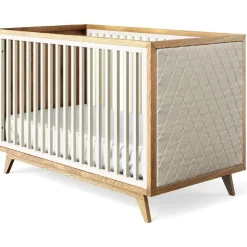 Romina Furniture Uptown Classic Crib (Tufted Sides)