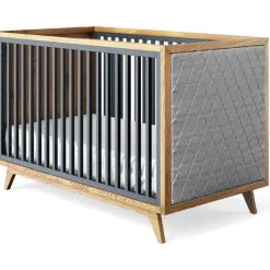 Romina Furniture Uptown Classic Crib (Tufted Sides)