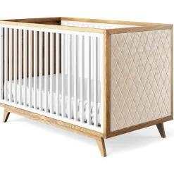Romina Furniture Uptown Classic Crib (Tufted Sides)