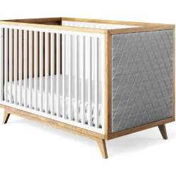 Romina Furniture Uptown Classic Crib (Tufted Sides)