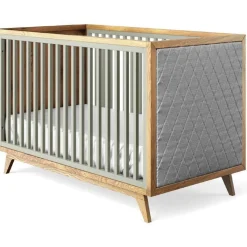 Romina Furniture Uptown Classic Crib (Tufted Sides)