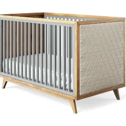 Romina Furniture Uptown Classic Crib (Tufted Sides)