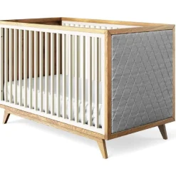 Romina Furniture Uptown Classic Crib (Tufted Sides)