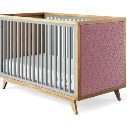 Romina Furniture Uptown Classic Crib (Tufted Sides)