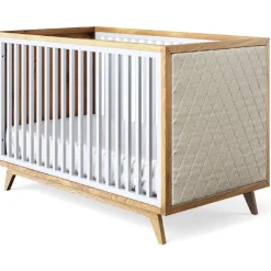 Romina Furniture Uptown Classic Crib (Tufted Sides)
