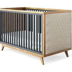 Romina Furniture Uptown Classic Crib (Tufted Sides)