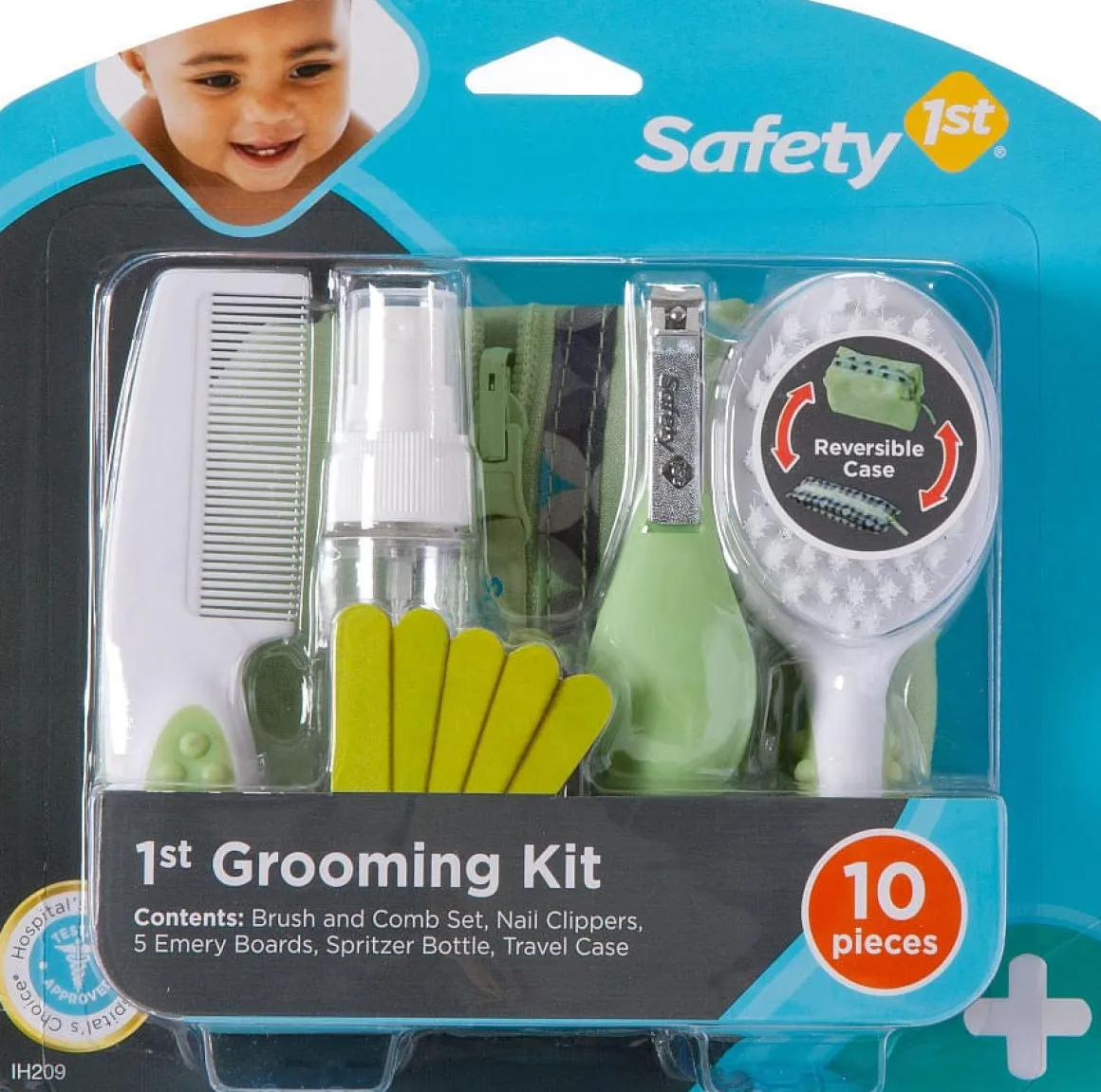 Safety 1st Baby's 1st Grooming Kit, 10pc - Spring Green
