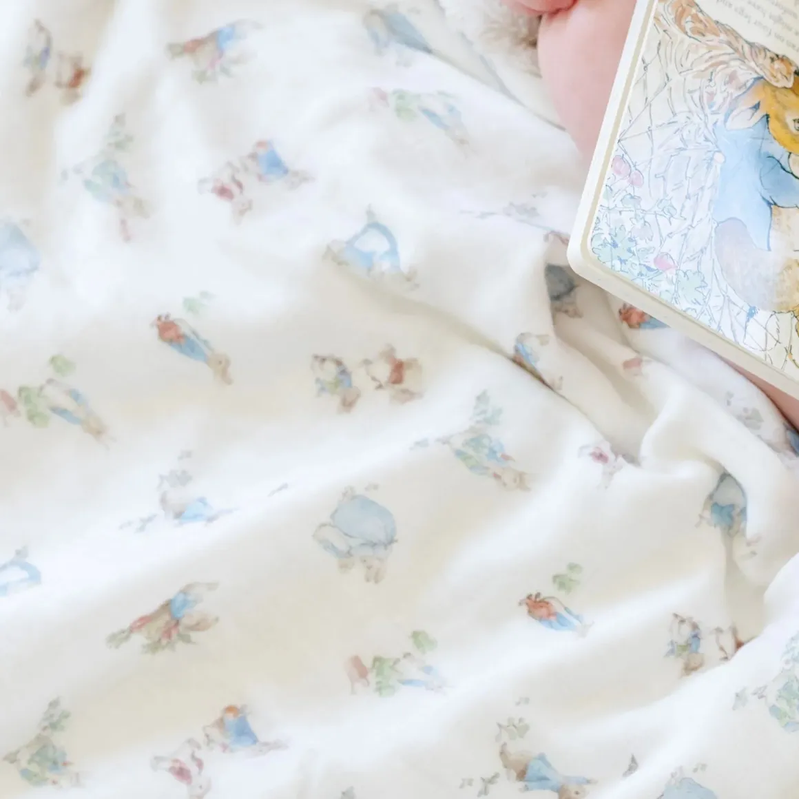 Saranoni Peter Rabbit Muslin Lush Blanket - Boy