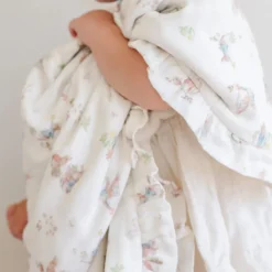 Saranoni Peter Rabbit Muslin Lush Blanket - Girl