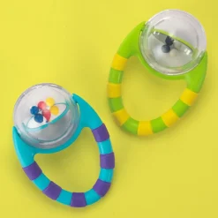Sassy Flip & Grip Rattles - 2 Pack