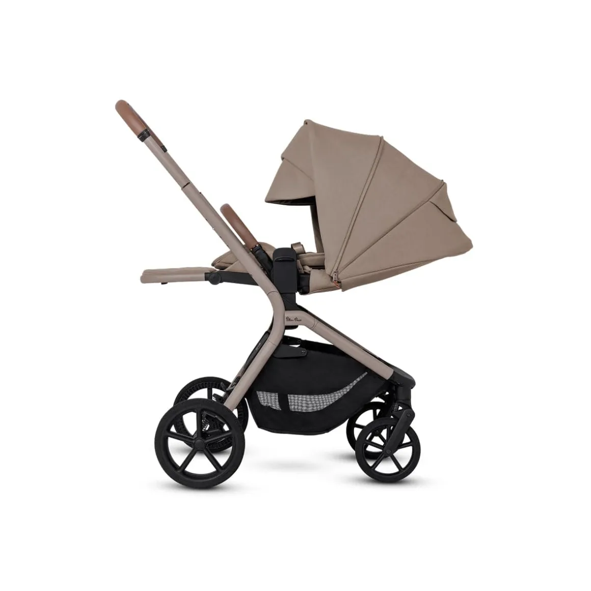 Silver Cross Breez Modular Stroller + Bassinet Bundle - Champagne