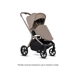 Silver Cross Breez Modular Stroller + Bassinet Bundle - Champagne