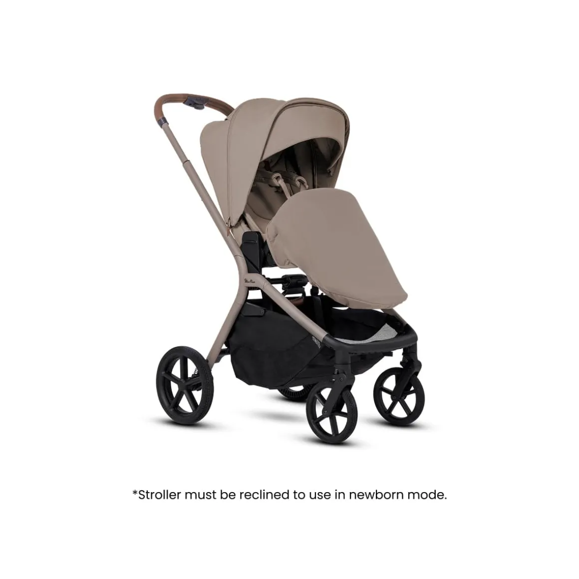 Silver Cross Breez Modular Stroller + Bassinet Bundle - Champagne