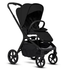 Silver Cross Breez Modular Stroller + Bassinet Bundle - Onyx