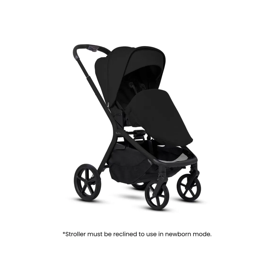 Silver Cross Breez Modular Stroller + Bassinet Bundle - Onyx