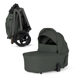 Silver Cross Breez Modular Stroller + Bassinet Bundle - Pewter