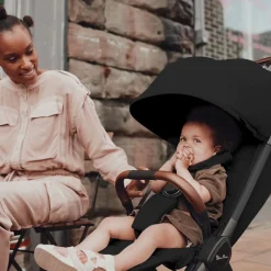 Silver Cross Clic Compact Stroller + Nuna PIPA RX Travel System Bundle - Black / Caviar