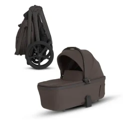 Silver Cross Cove 2 Compact Bassinet - Chocolate