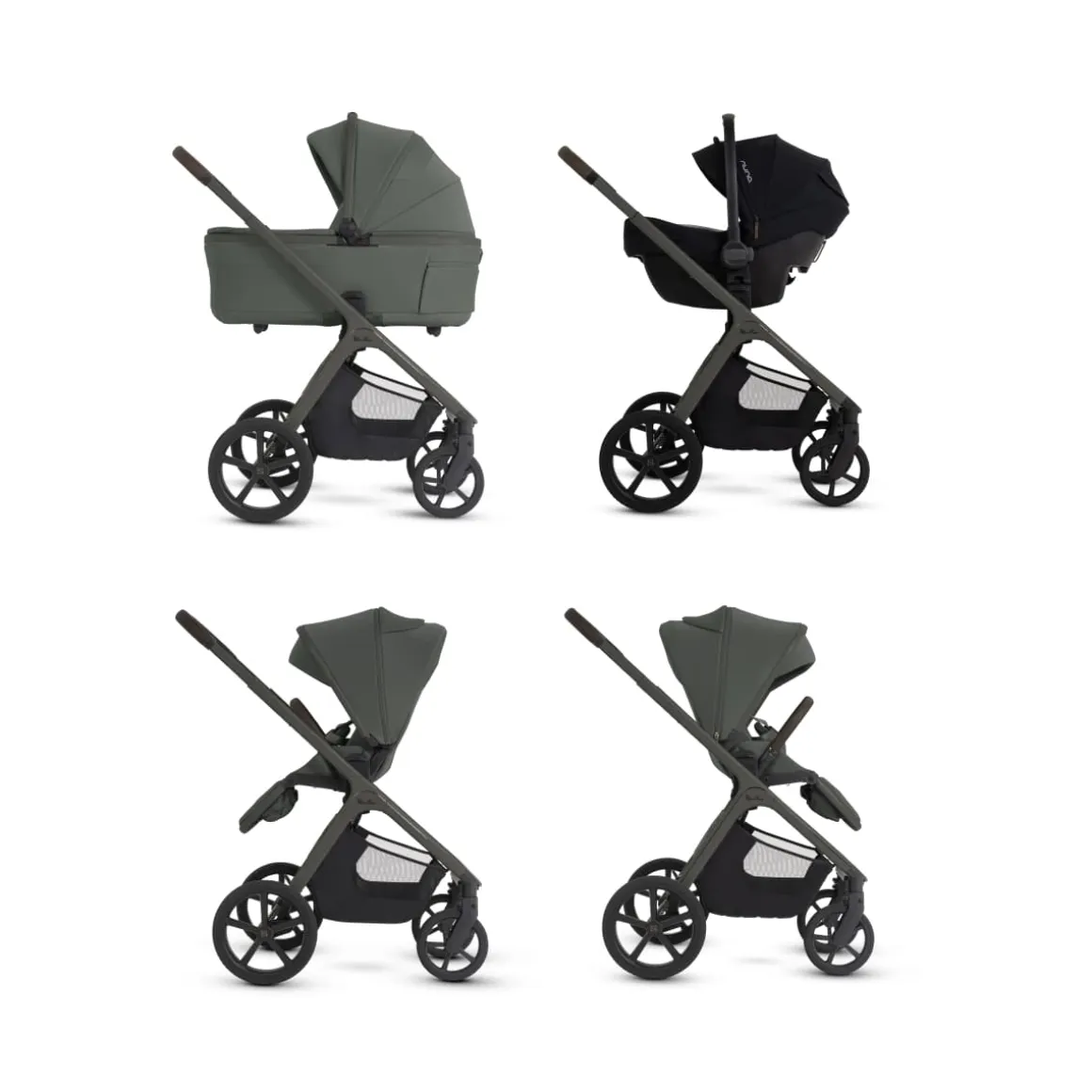 Silver Cross Cove 2 Compact Bassinet - Pewter